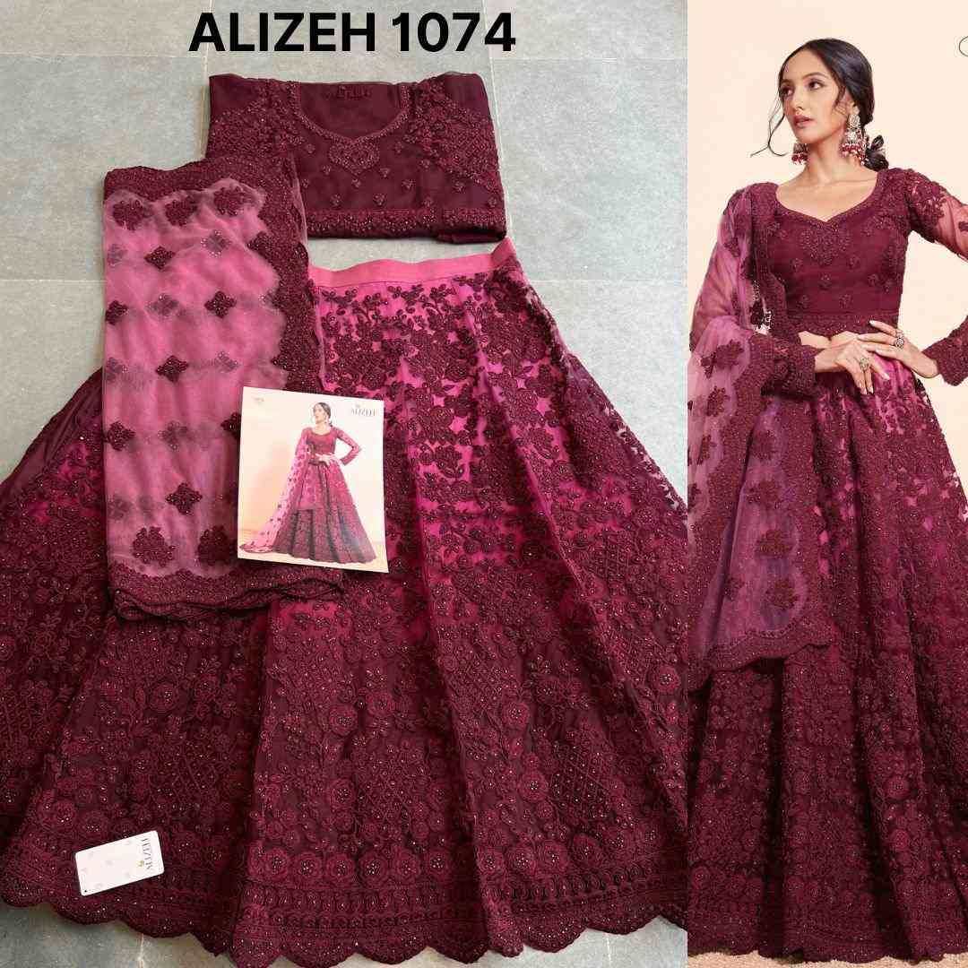 alizeh BRIDAL HERITAGE VOL 4 heavy designer bridal special lehenga choli collection at best rate 